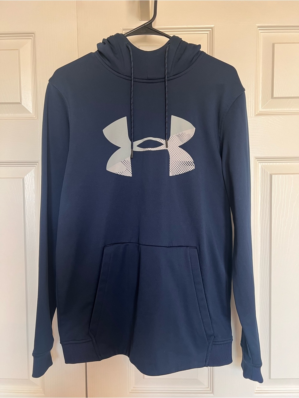 Men’s Under Armour ColdGear Blue Fleece Hoodie Size M